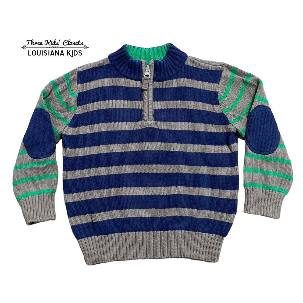 J. Khaki JK 4T Mixed Stripes Pullover Sweater